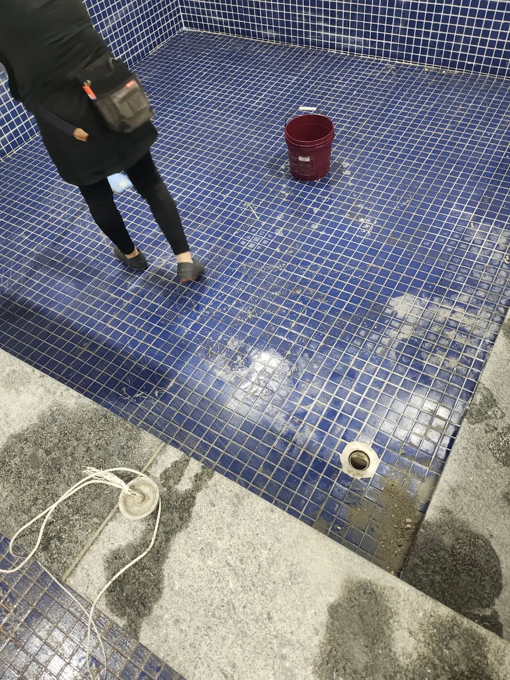 타일 줄눈 세정 — 구로구 목욕탕청소 현장