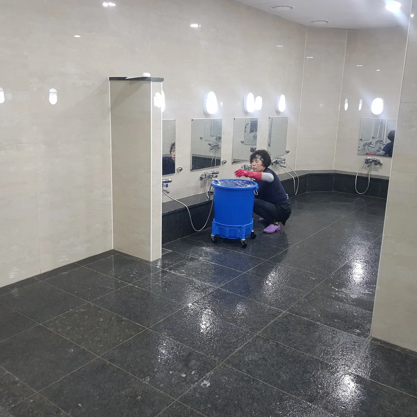 줄눈 복원 — 관악구 목욕탕청소 현장