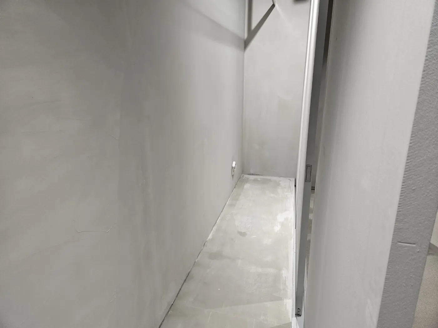바닥 마감 상태 — 구기동 카페청소 현장