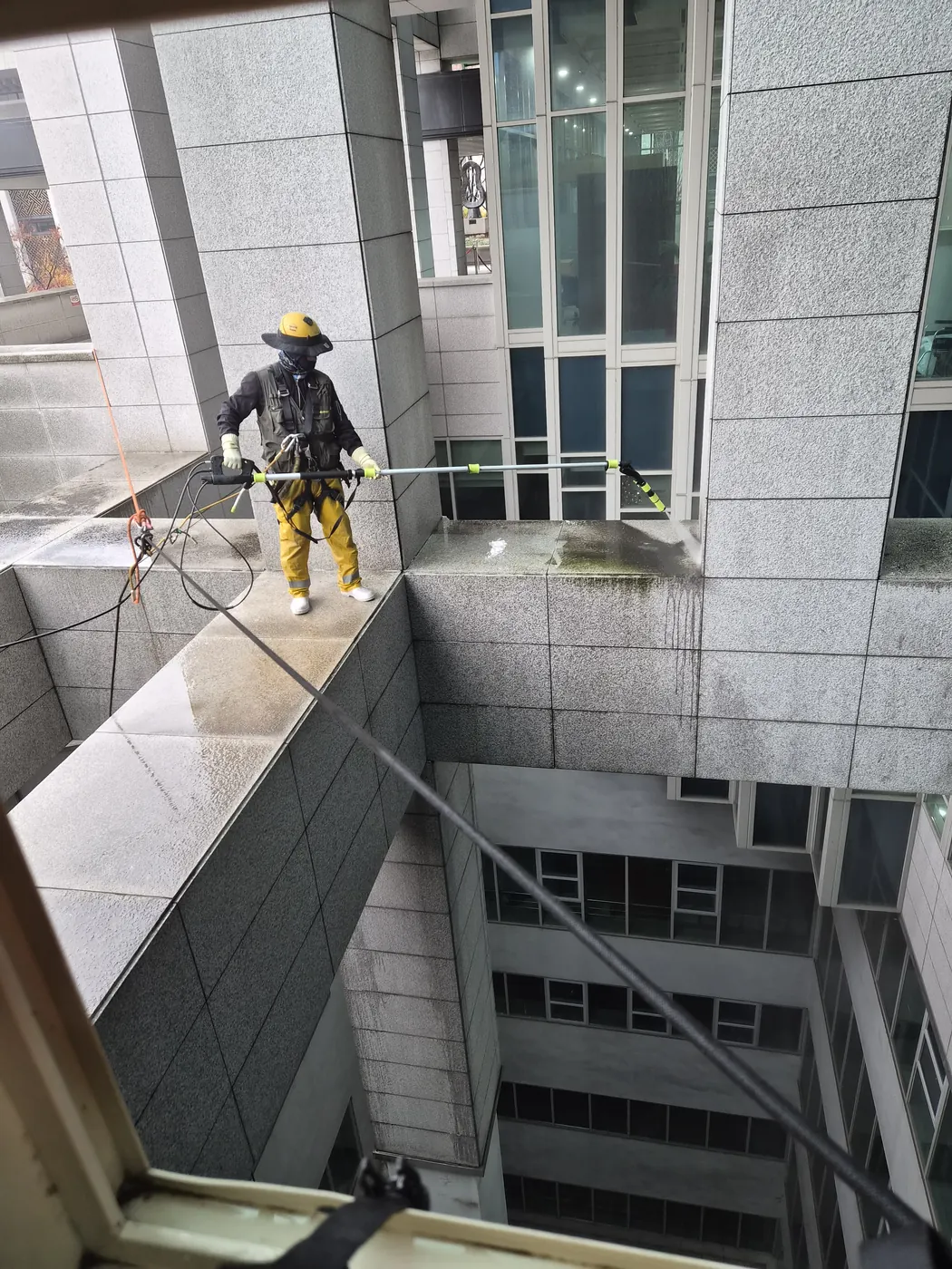 고압 세척 — 서초구 외벽청소 현장