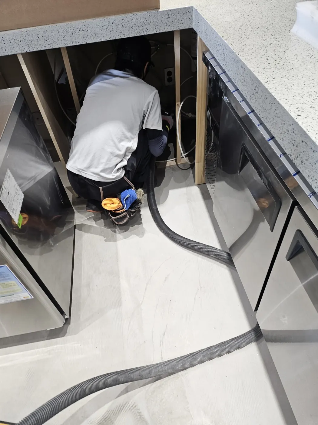 천호동 준공청소 시공 현장 — 준공 마감 확인