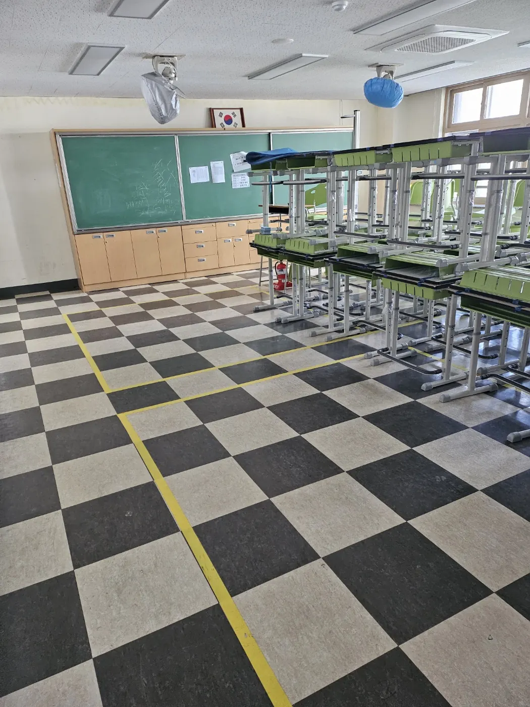 서초구 학교청소 시공 현장 — 교실 정리