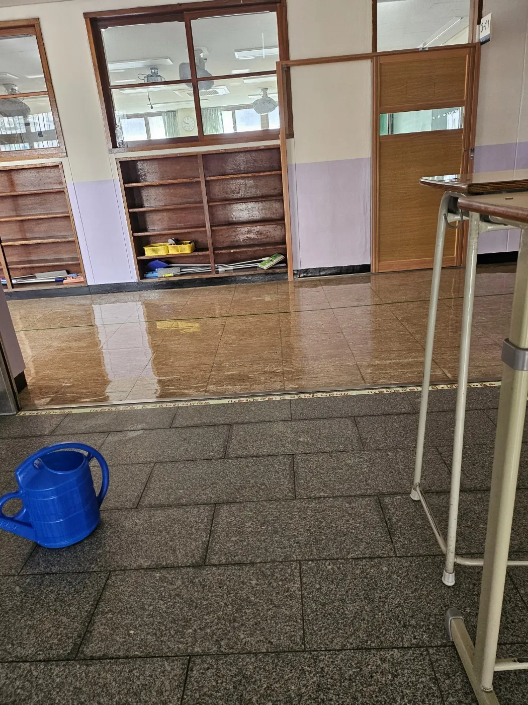세정 진행 — 동대문구 학교청소 현장