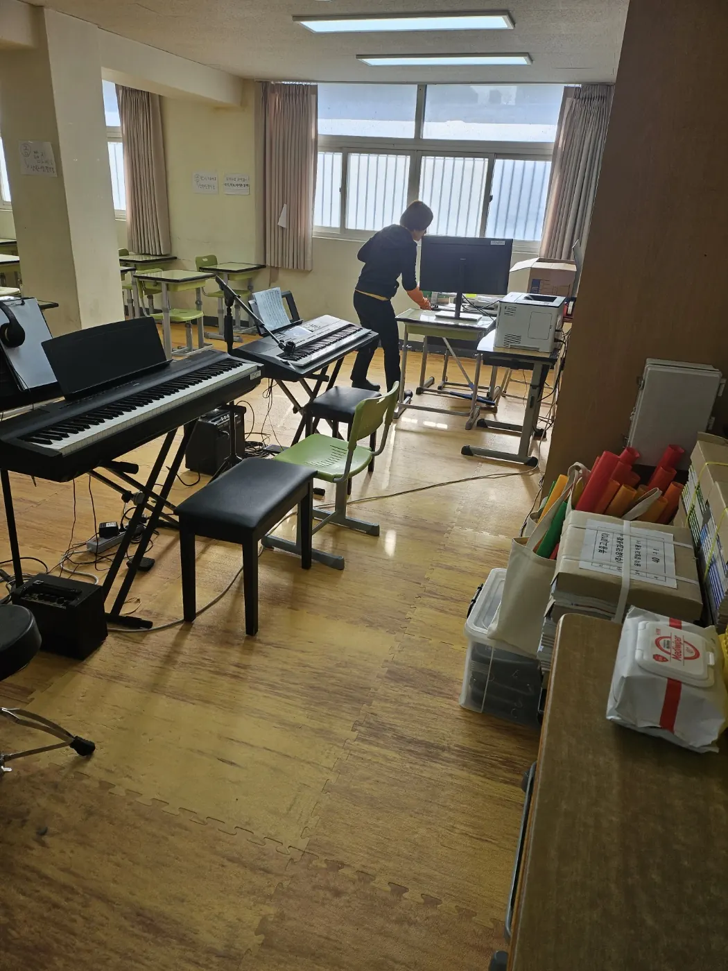특별교실 정리 — 계동 학교청소 현장