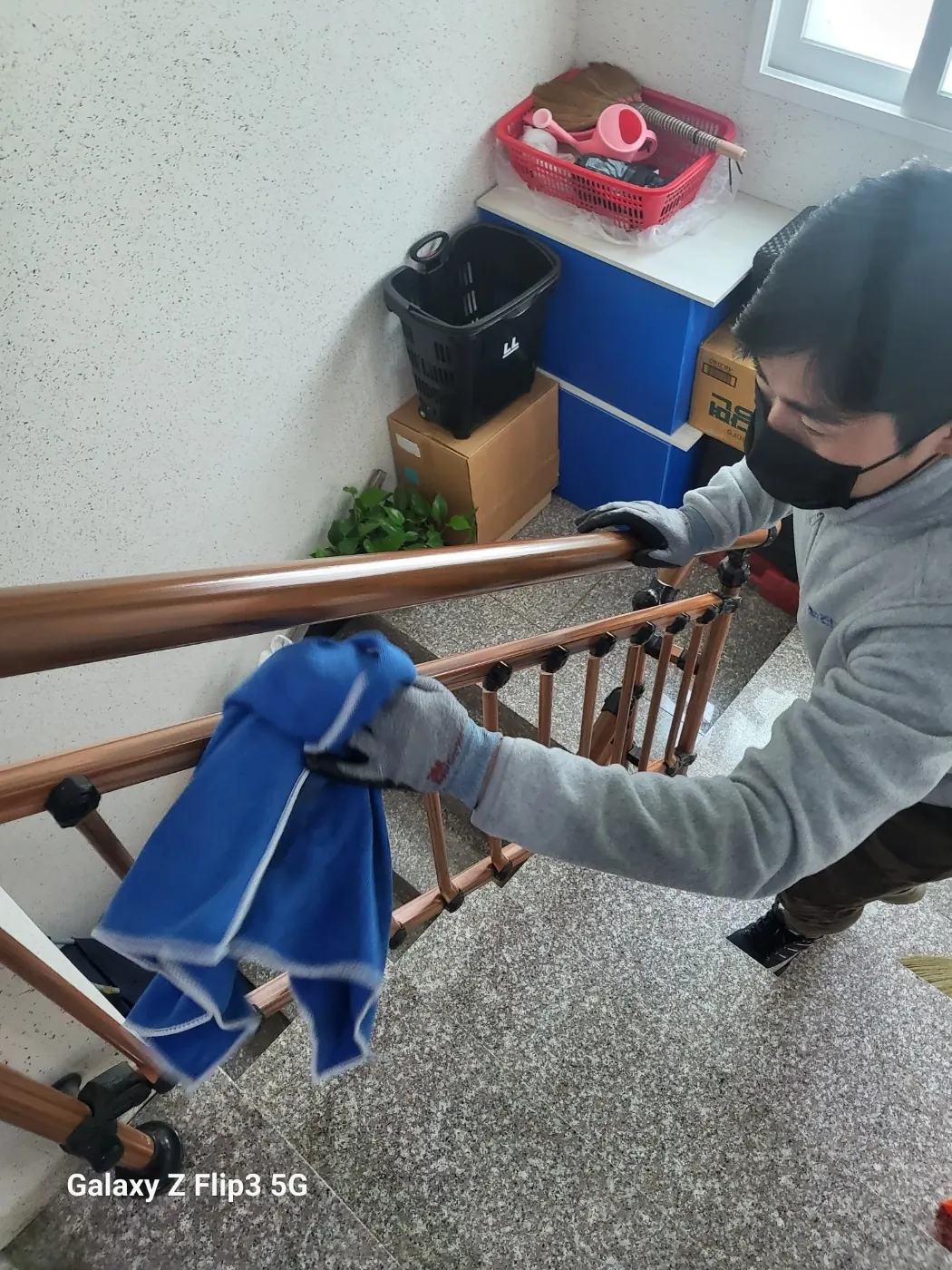 계단실 마감 — 노원구 계단청소 현장